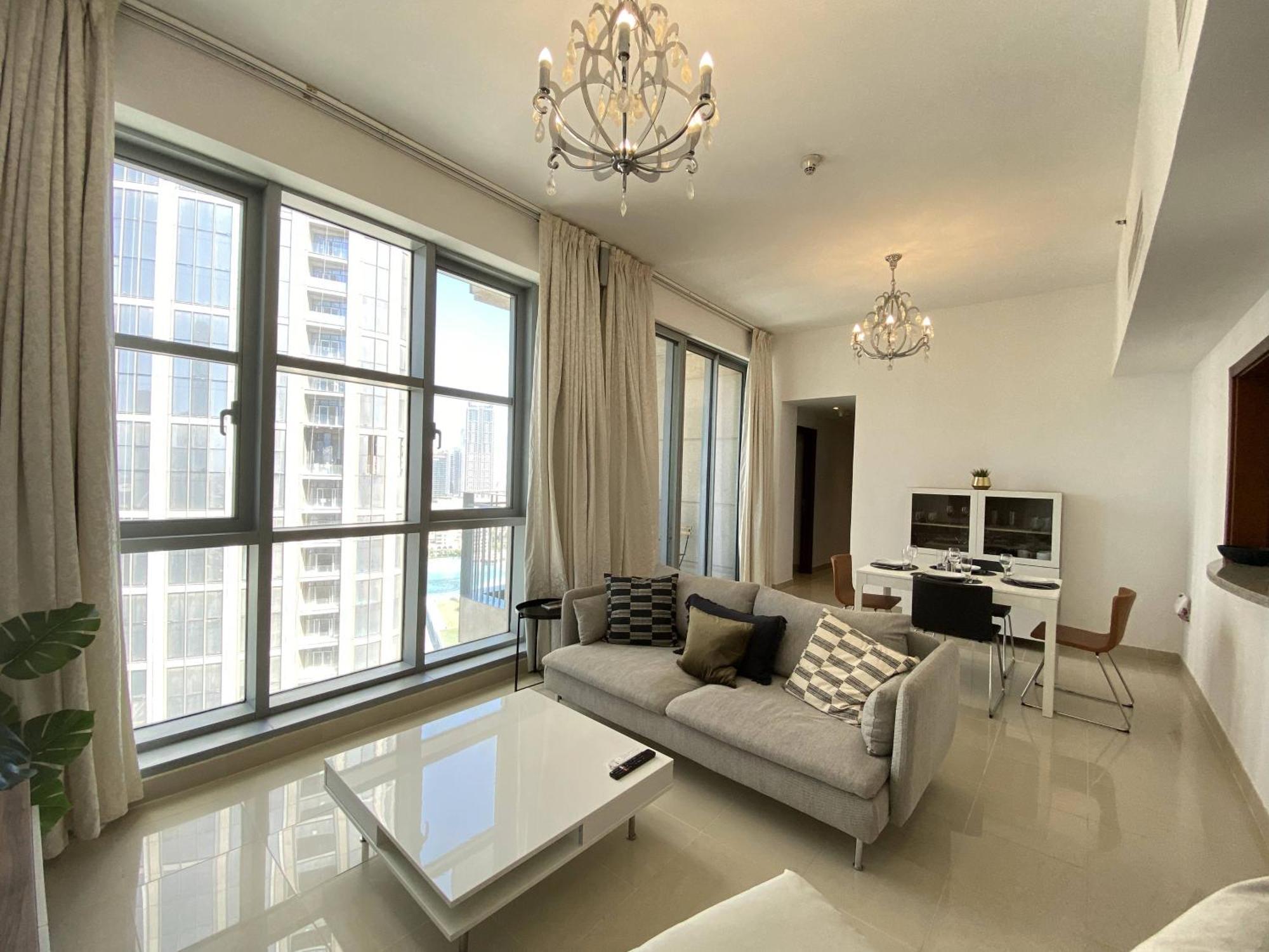 Lux Bnb Standpoint Tower Burj & Fountain Views Dubai Exterior foto